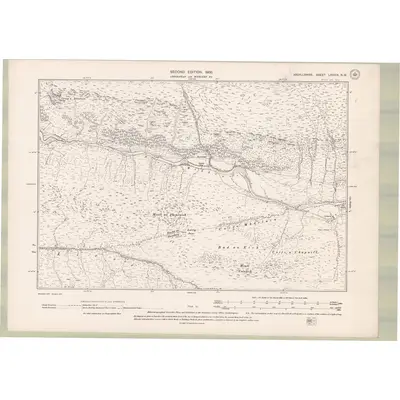 1897 Map of Argyll and Bute Sheet LXXXIX.NW, 1900 Print