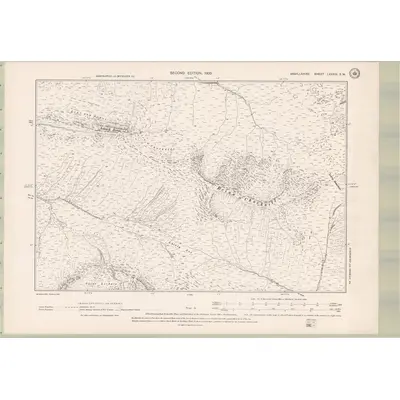 1897 Map of Argyll and Bute Sheet LXXXIX.SW, 1900 Print