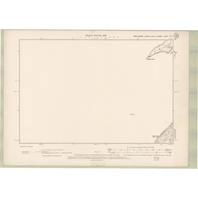 1897 Map of Argyll and Bute Sheet LXXXV.NE, 1900 Print