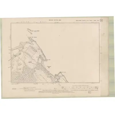 1897 Map of Argyll and Bute Sheet LXXXV.NW, 1900 Print