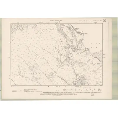 1897 Map of Argyll and Bute Sheet LXXXV.SW, 1900 Print