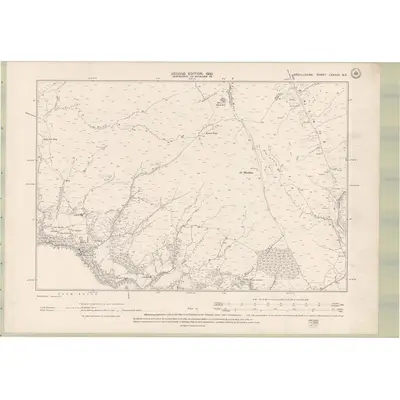 1897 Map of Argyll and Bute Sheet LXXXVII.NE, 1900 Print