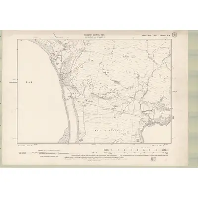 1897 Map of Argyll and Bute Sheet LXXXVII.NW, 1900 Print