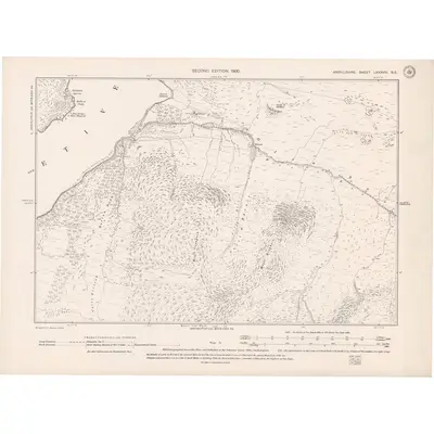 1897 Map of Argyll and Bute Sheet LXXXVIII.SE, 1900 Print