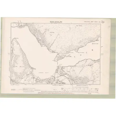 1897 Map of Argyll and Bute Sheet LXXXVIII.SW, 1900 Print