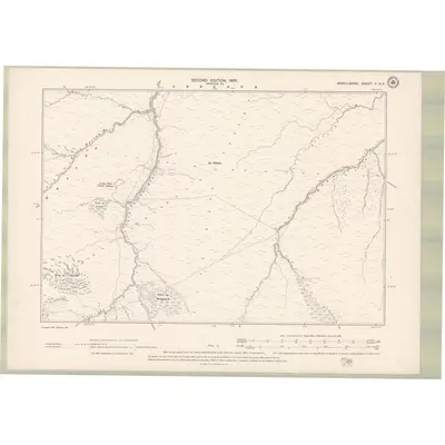 1897 Map of Argyll and Bute Sheet X.NE, 1900 Print