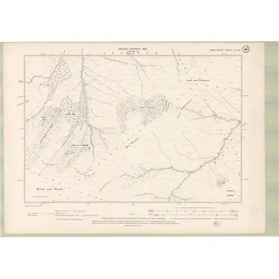 1897 Map of Argyll and Bute Sheet X.NW, 1900 Print