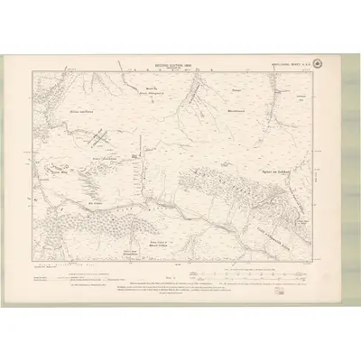 1897 Map of Argyll and Bute Sheet X.SE, 1900 Print