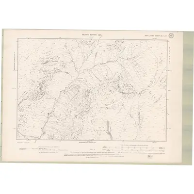 1897 Map of Argyll and Bute Sheet XC.NW, 1900 Print