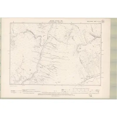 1897 Map of Argyll and Bute Sheet XC.SE, 1900 Print
