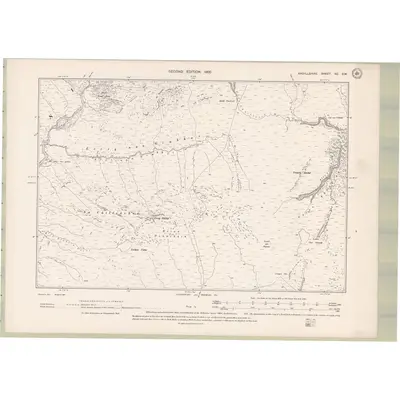 1897 Map of Argyll and Bute Sheet XC.SW, 1900 Print