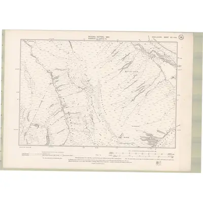 1897 Map of Argyll and Bute Sheet XCI.NW, 1900 Print