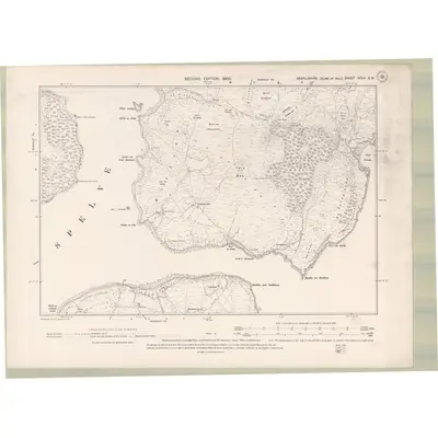 1897 Map of Argyll and Bute Sheet XCVII.SW, 1900 Print