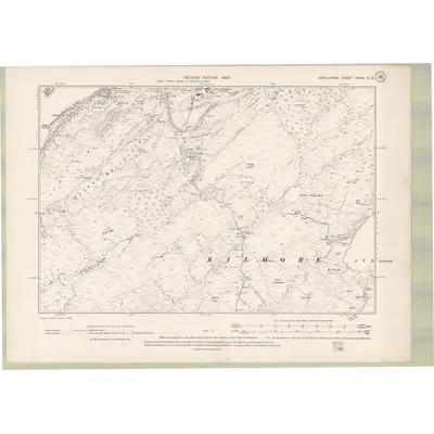 1897 Map of Argyll and Bute Sheet XCVIII.SE, 1900 Print