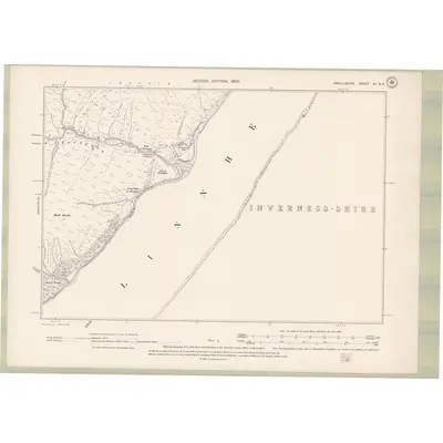 1897 Map of Argyll and Bute Sheet XI.SE, 1900 Print