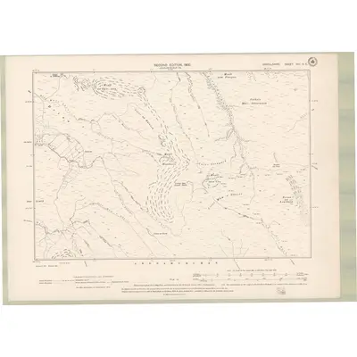 1897 Map of Argyll and Bute Sheet XIV.SE, 1900 Print