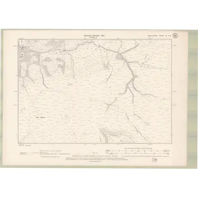 1897 Map of Argyll and Bute Sheet XL.NE, 1900 Print