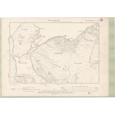 1897 Map of Argyll and Bute Sheet XL.NW, 1900 Print