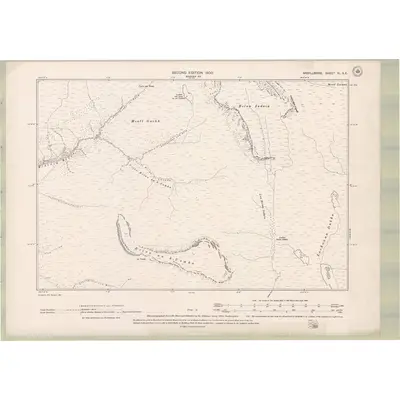 1897 Map of Argyll and Bute Sheet XL.SE, 1900 Print