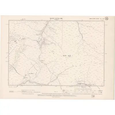 1897 Map of Argyll and Bute Sheet XLI.NE, 1900 Print