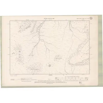 1897 Map of Argyll and Bute Sheet XLI.NW, 1900 Print