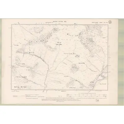 1897 Map of Argyll and Bute Sheet XLII.NE, 1900 Print