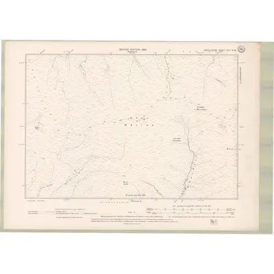 1897 Map of Argyll and Bute Sheet XLII.NW, 1900 Print