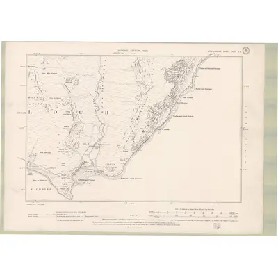 1897 Map of Argyll and Bute Sheet XLII.SE, 1900 Print