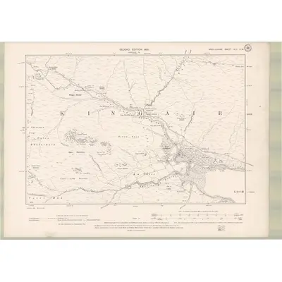 1897 Map of Argyll and Bute Sheet XLII.SW, 1900 Print