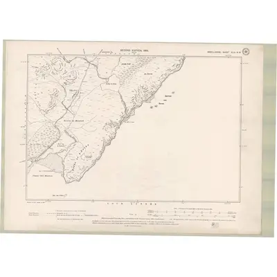 1897 Map of Argyll and Bute Sheet XLIII.NW, 1900 Print