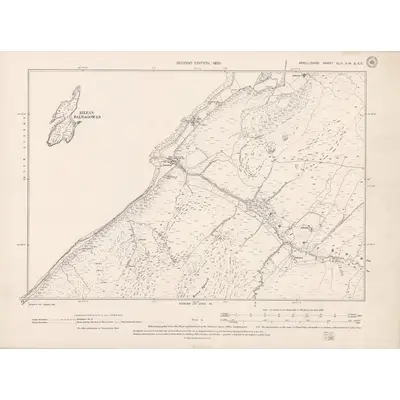 1897 Map of Argyll and Bute Sheet XLIII.SW &SE, 1900 Print