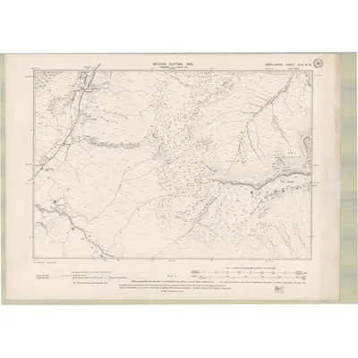 1897 Map of Argyll and Bute Sheet XLIV.NW, 1900 Print