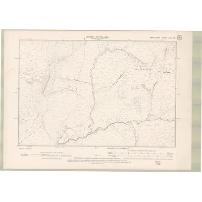 1897 Map of Argyll and Bute Sheet XLIV.SE, 1900 Print