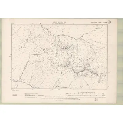 1897 Map of Argyll and Bute Sheet XLIV.SW, 1900 Print