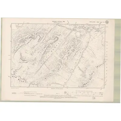 1897 Map of Argyll and Bute Sheet XLV.NE, 1900 Print