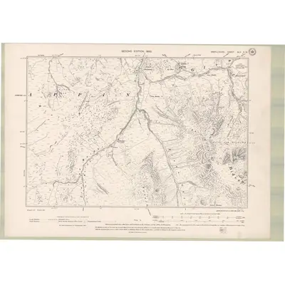 1897 Map of Argyll and Bute Sheet XLV.NW, 1900 Print