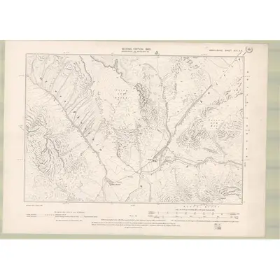 1897 Map of Argyll and Bute Sheet XLV.SE, 1900 Print