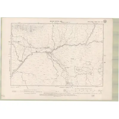 1897 Map of Argyll and Bute Sheet XLVI.NE, 1900 Print