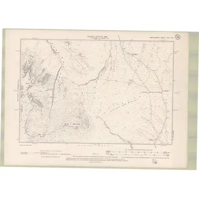 1897 Map of Argyll and Bute Sheet XLVI.SE, 1900 Print