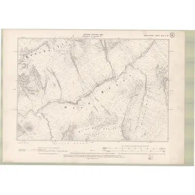 1897 Map of Argyll and Bute Sheet XLVI.SW, 1900 Print