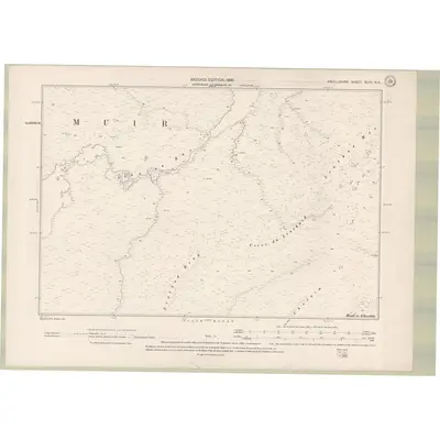 1897 Map of Argyll and Bute Sheet XLVII.SE, 1900 Print