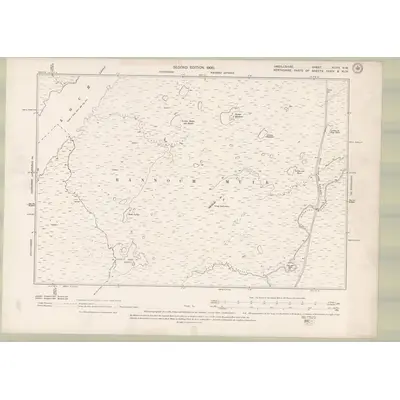 1897 Map of Argyll and Bute Sheet XLVIII.NW, 1900 Print