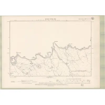 1897 Map of Argyll and Bute Sheet XV.NW, 1900 Print