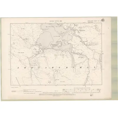 1897 Map of Argyll and Bute Sheet XVI.SW, 1900 Print
