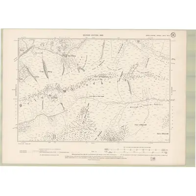 1897 Map of Argyll and Bute Sheet XVIII.NE, 1900 Print