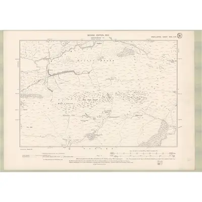 1897 Map of Argyll and Bute Sheet XVIII.SW, 1900 Print