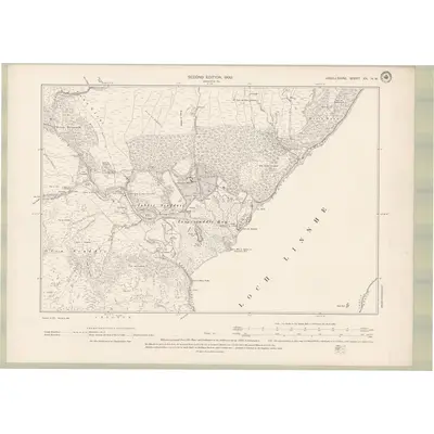 1897 Map of Argyll and Bute Sheet XX.NW, 1900 Print