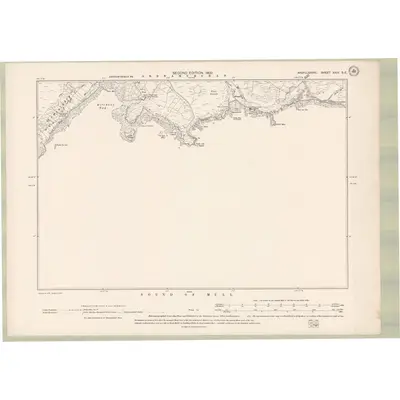 1897 Map of Argyll and Bute Sheet XXIV.SE, 1900 Print