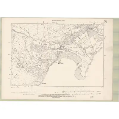 1897 Map of Argyll and Bute Sheet XXIX.NE, 1900 Print