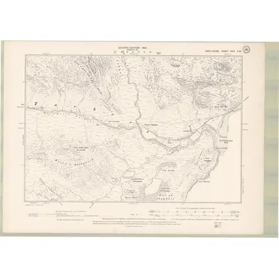 1897 Map of Argyll and Bute Sheet XXIX.SW, 1900 Print